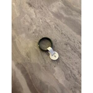 Mens Skull Ring Size 9 Black Band Gothic Punk Style